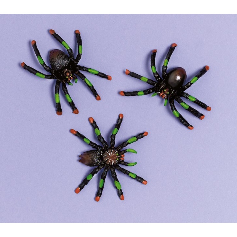 8 Tarantula Spider Table Decorations