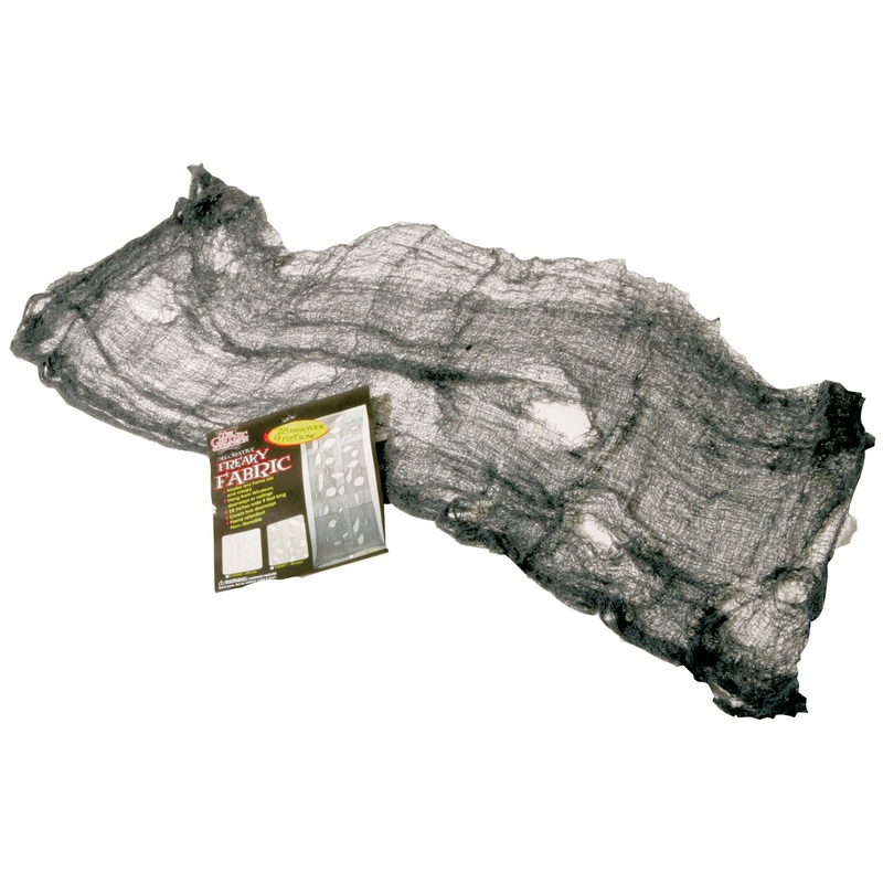Black cloth in shreds Halloween decoration