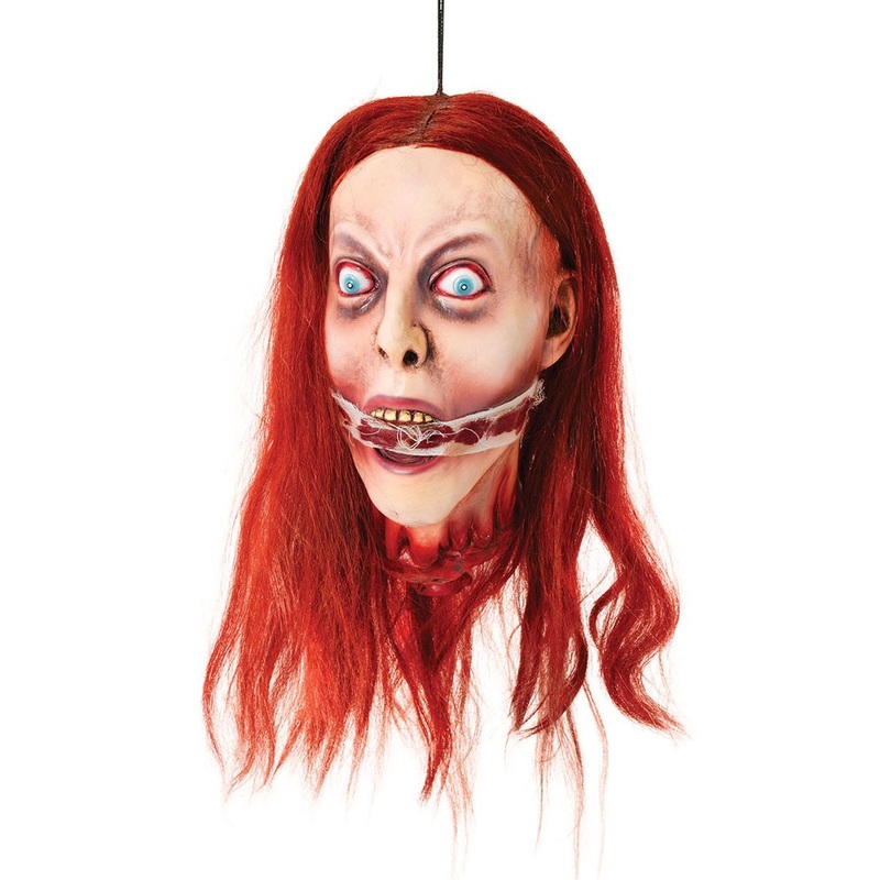 Choppy redhead woman head