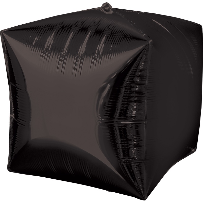 Cube balloon black