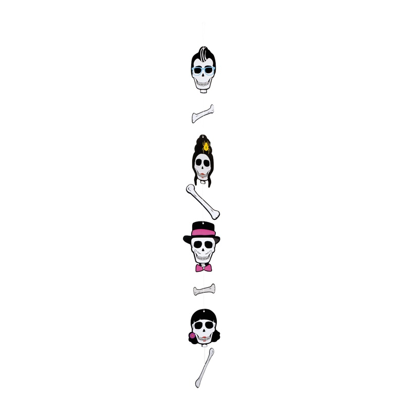 Dancing bones hanging decoration skeleton party 120cm