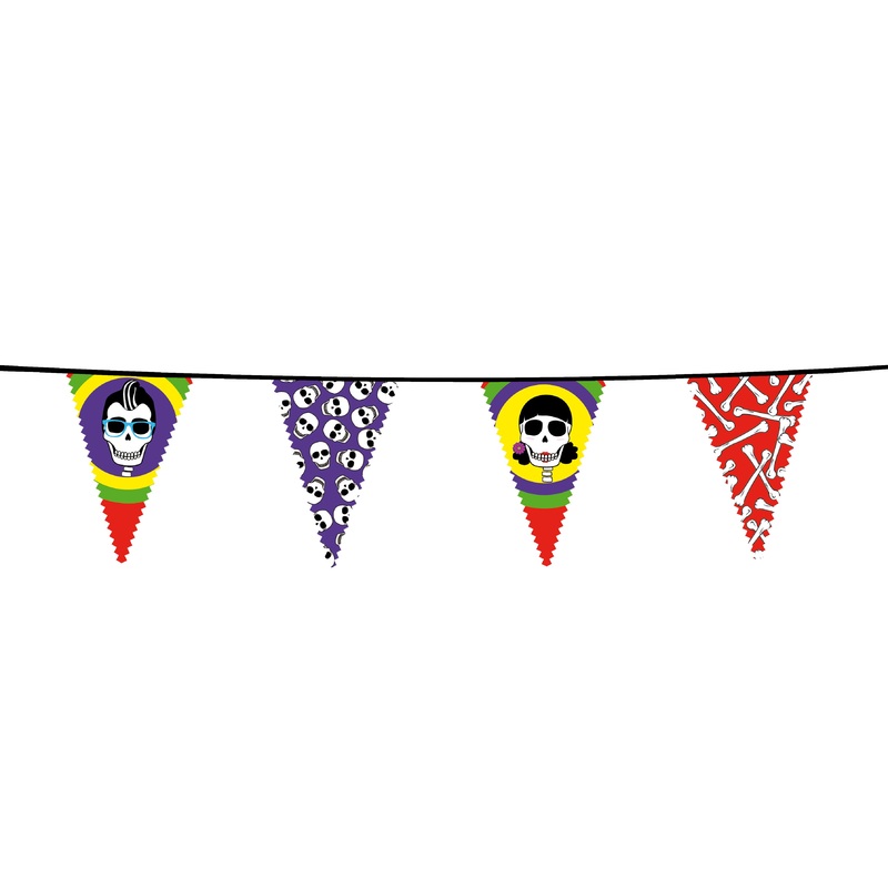 Dancing bones pennant chain skeleton party 600cm