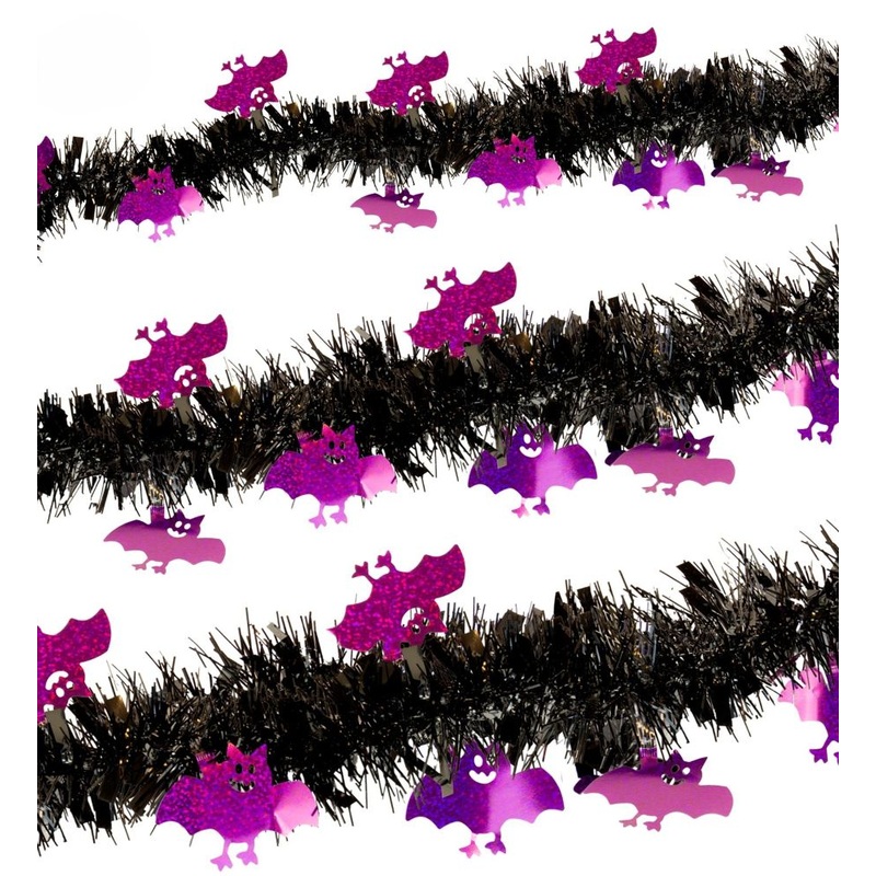 Field mouse garland made of tinsel 3m