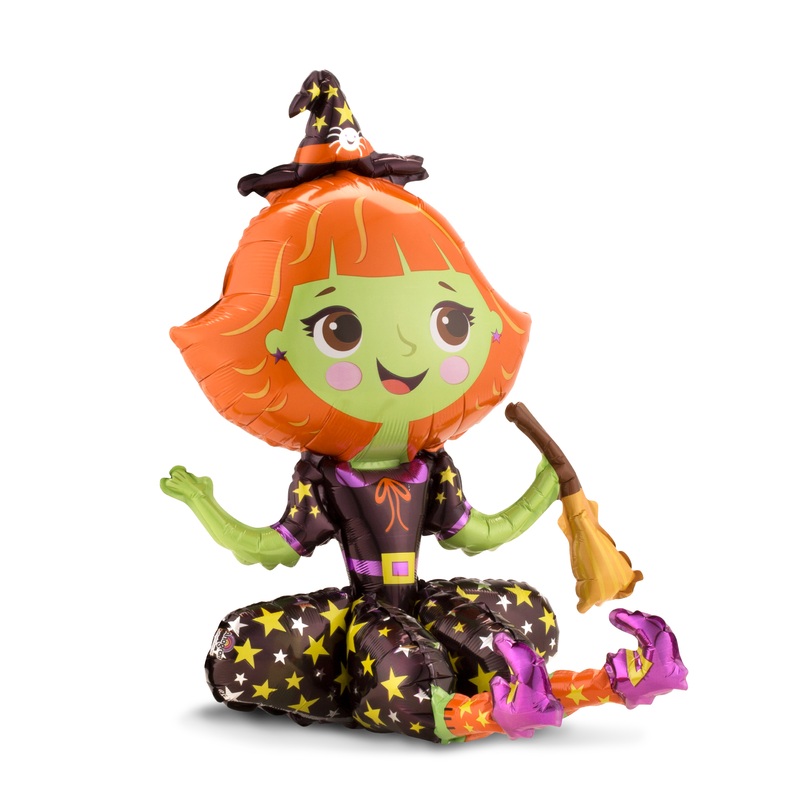 Foil balloon sitting witch Wilma