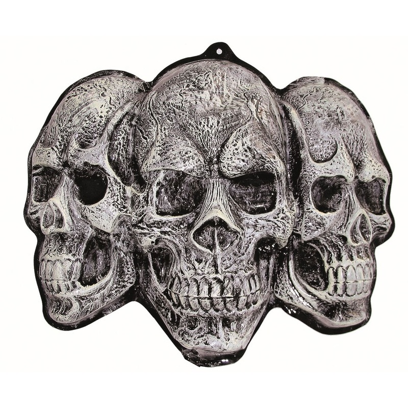 Halloween skull picture 53cm x 44cm