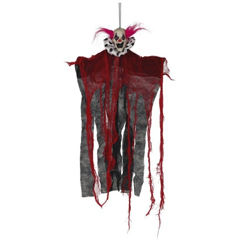 Hanging horror clown 60cm