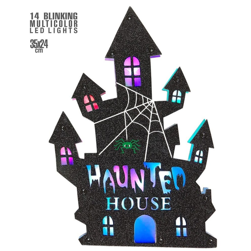 Haunted House LED 35x24cm