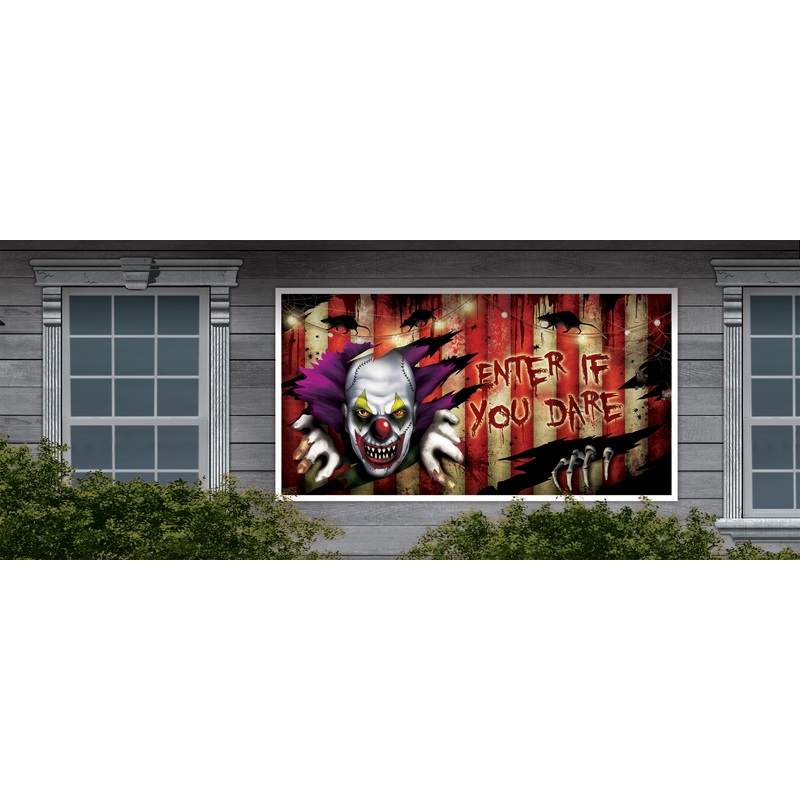Horror circus banner 1.65mx 85cm