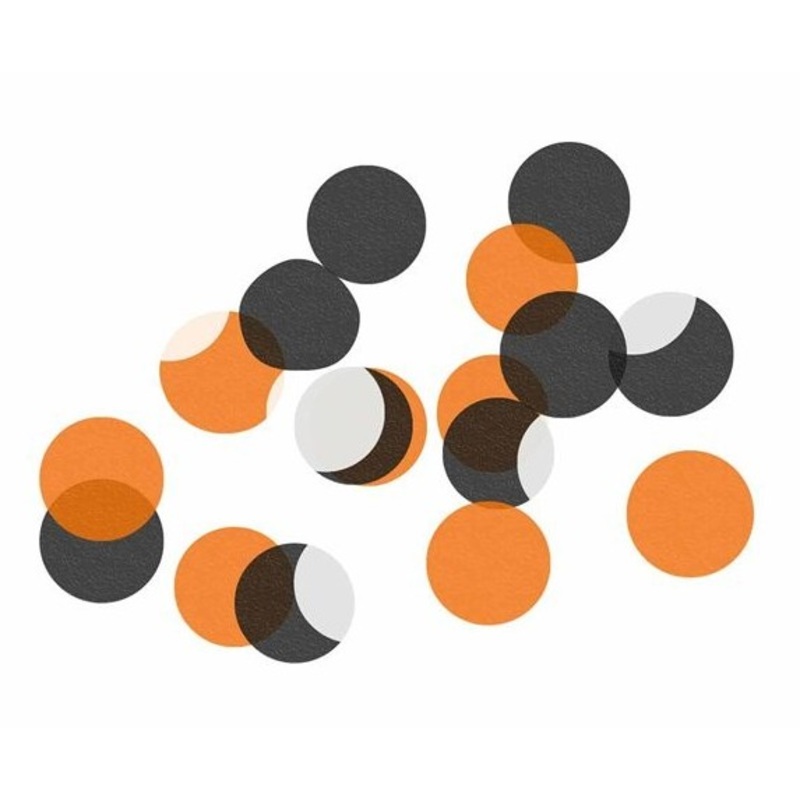 Orange and Black Confetti 10g