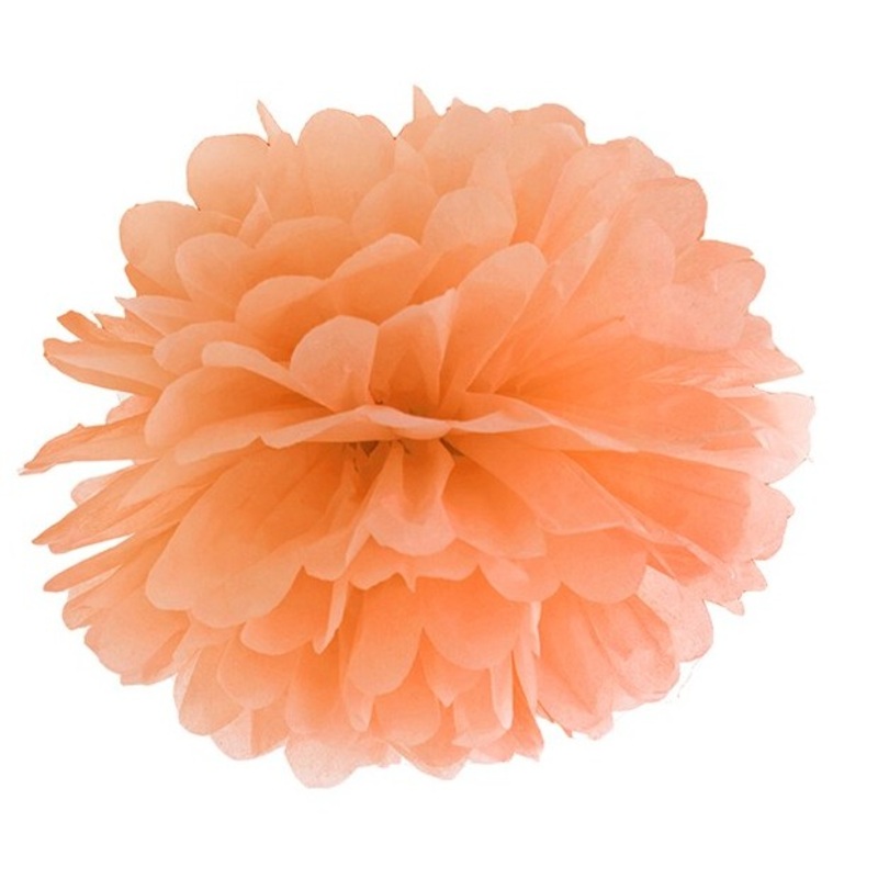 Pompon Romy orange 35cm