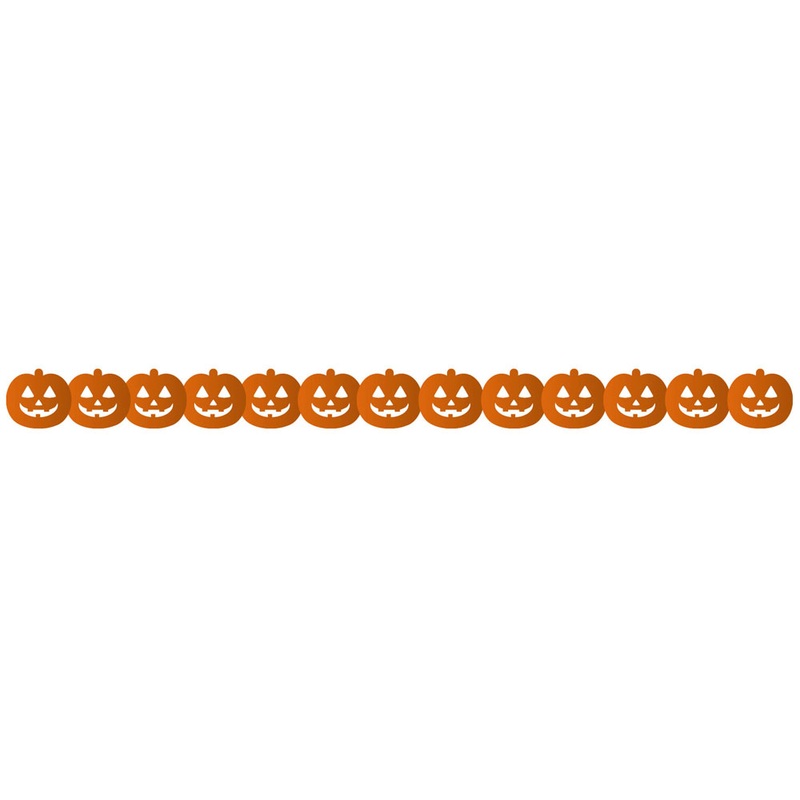Pumpkin Paper Garland 3m