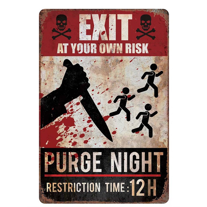 Purge Night sign