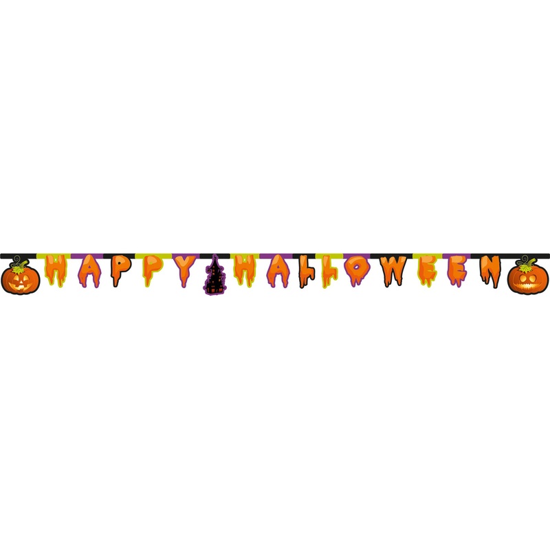 Scary villa Halloween garland 2.2m