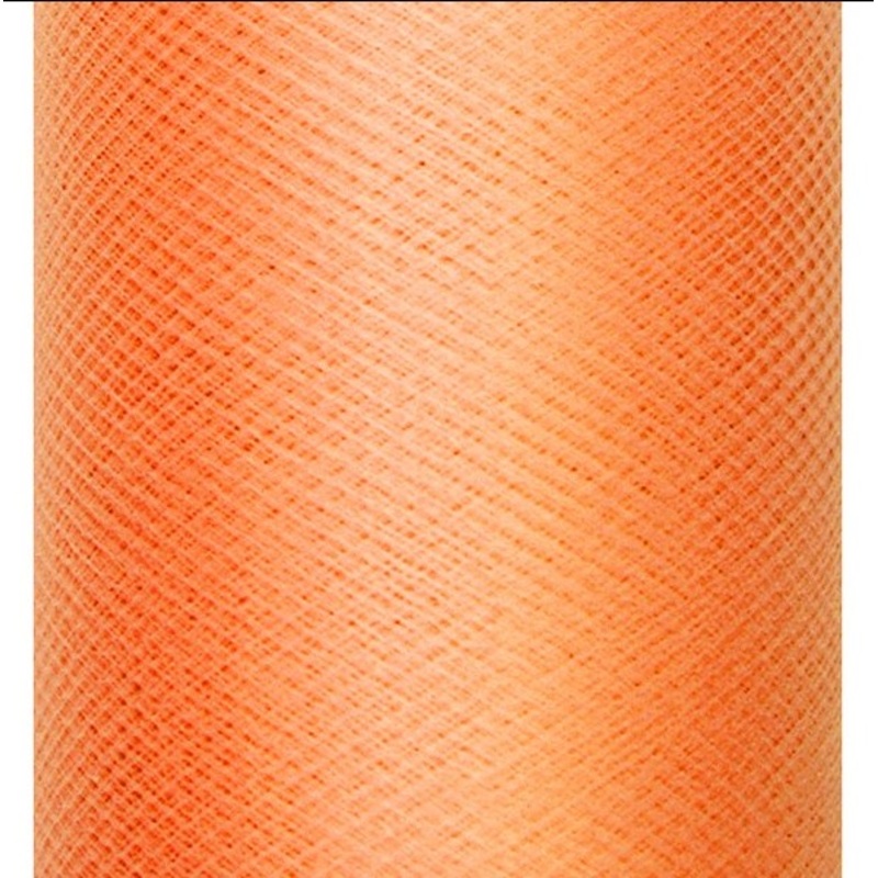 Tulle on a roll orange 30cm x 50m