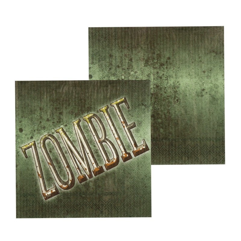 Zombie Wedding From The Crypt Napkins 12 pieces 33 x 33cm