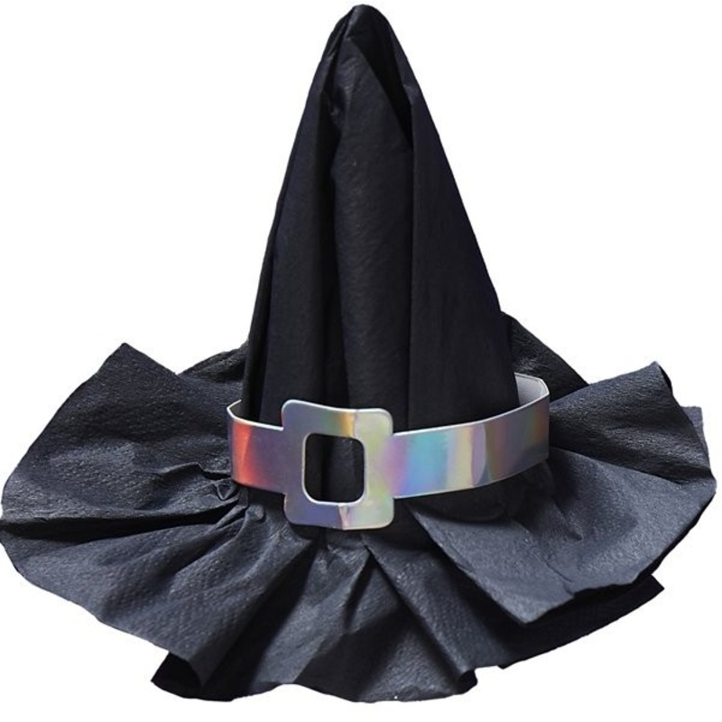 12 witch hat napkins