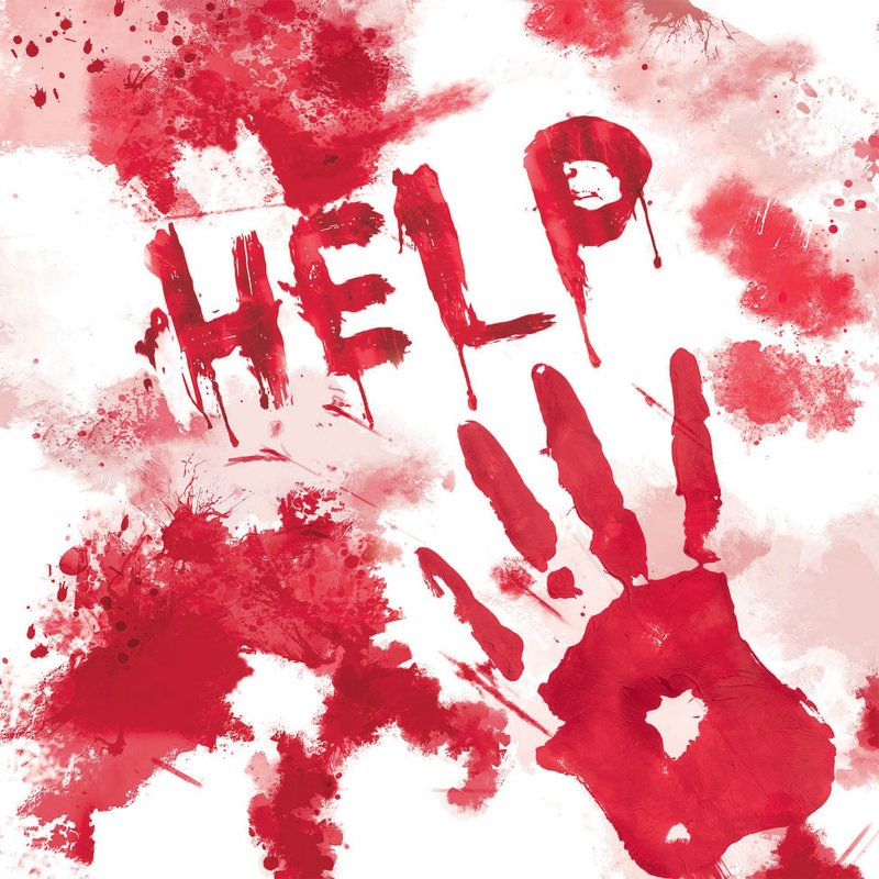 20 Bloody Hell napkins 33cm