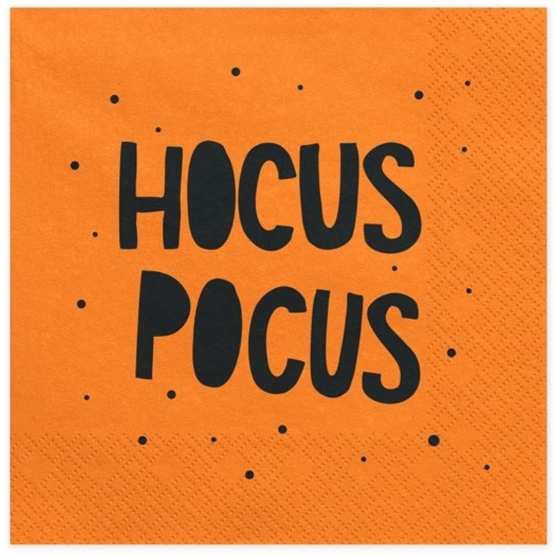 20 Hocus Pocus napkins 16.5 x 16.5cm