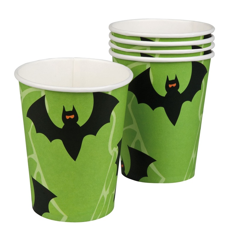 6 Halloween Monster Parade paper cups
