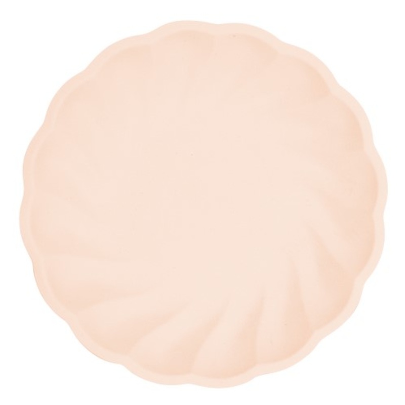 6 plates eco-elegance apricot 23cm