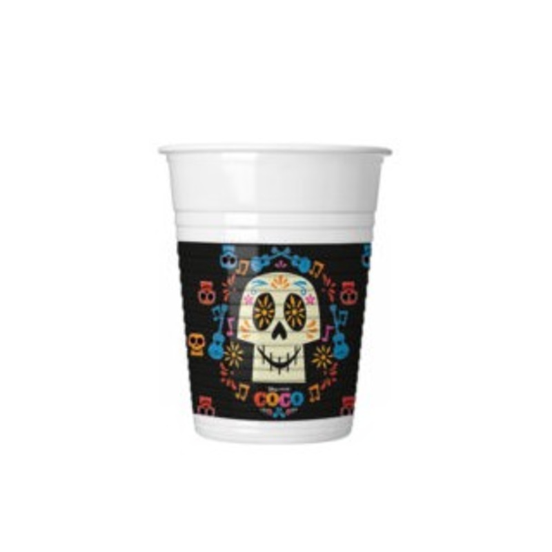 8 Dia de los Muertos cups 200ml