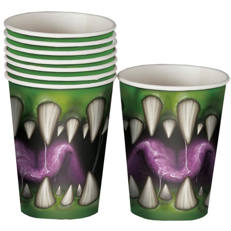 8 Monster Maul paper cups 200ml