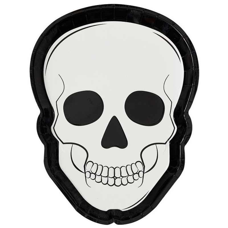 8 Night of the Dead Paper Plates