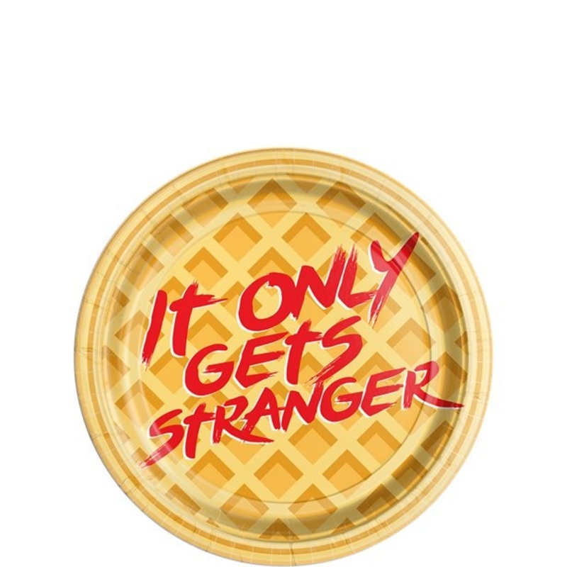 8 Stranger Things paper plates 18cm