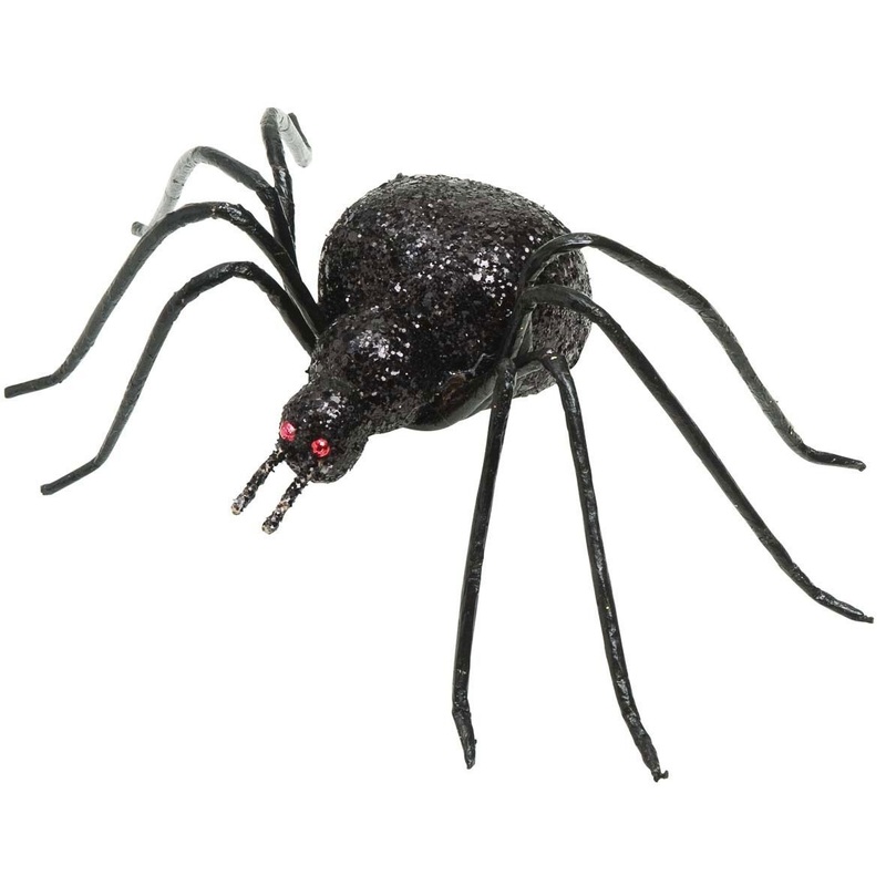 Black glittering spider Abyss