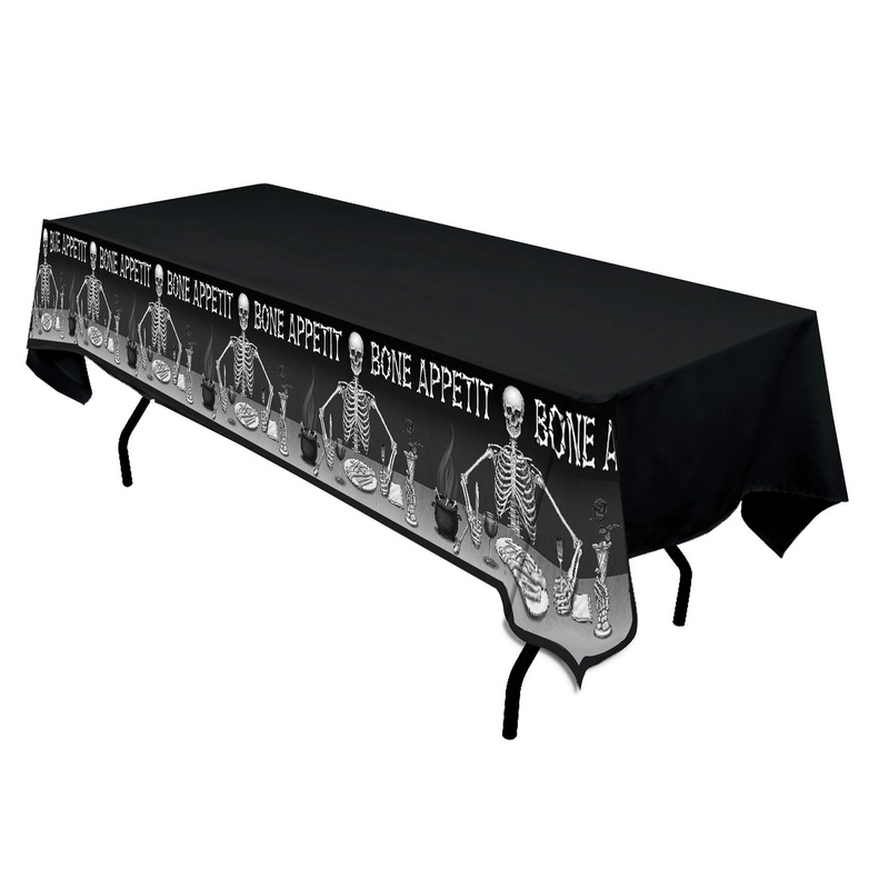 Bone Appetit plastic tablecloth 1.37 x 2.74m