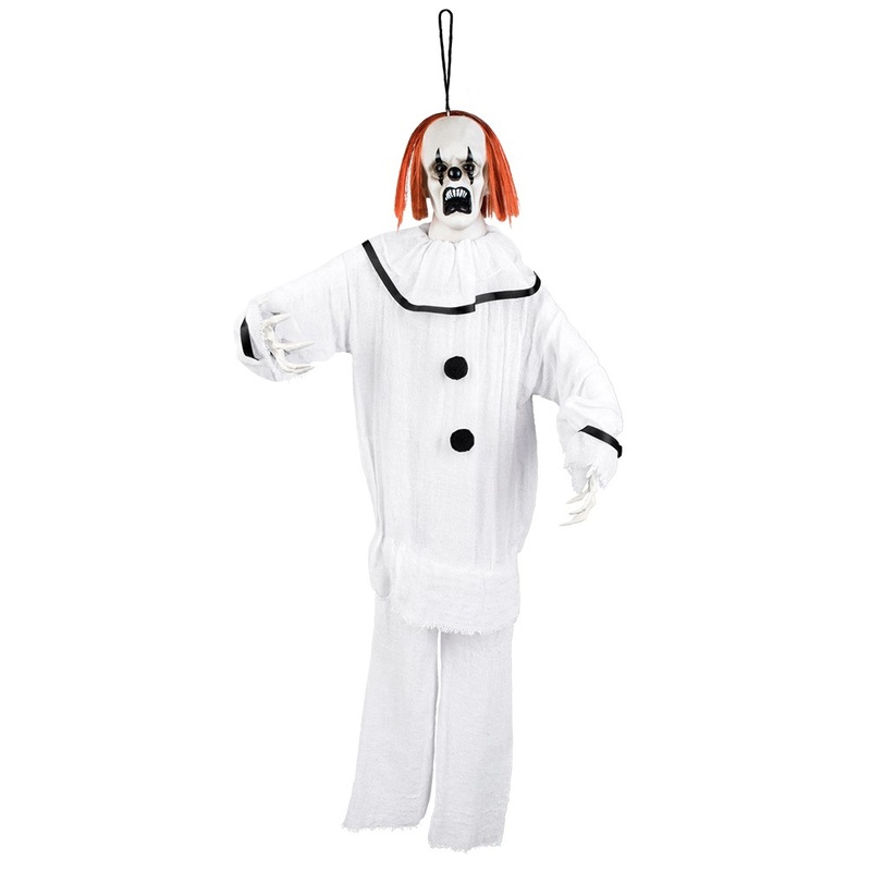Creepy horror clown hanging decoration 90cm