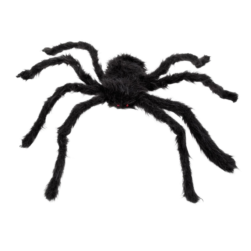 Hairy decorative spider Bert in black