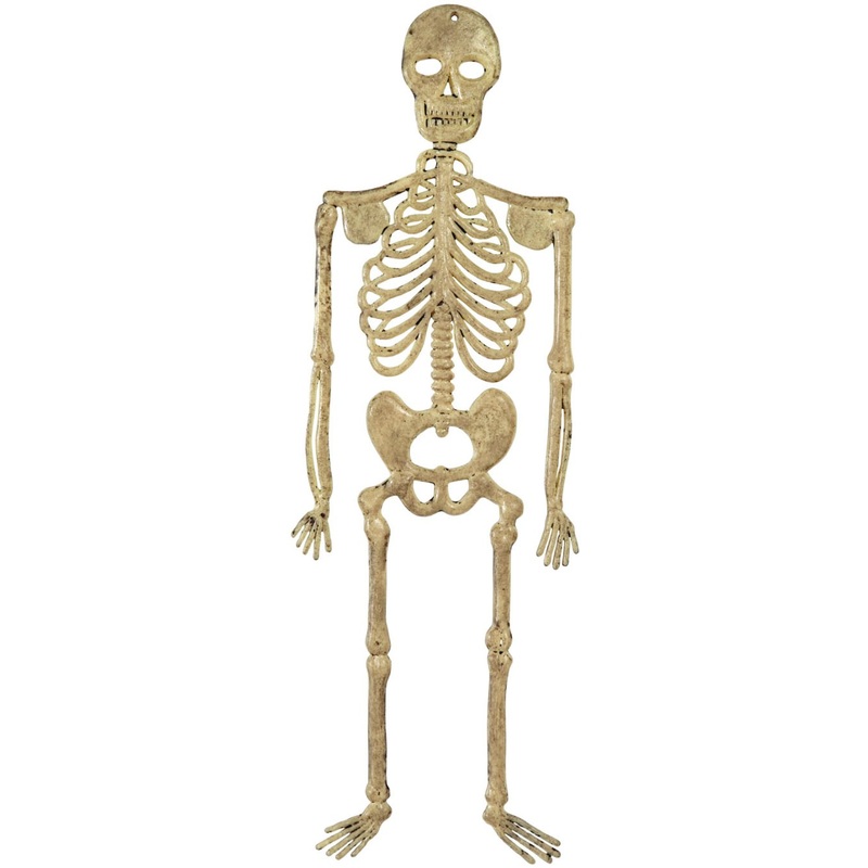 Hanging Skeleton Prop 32cm