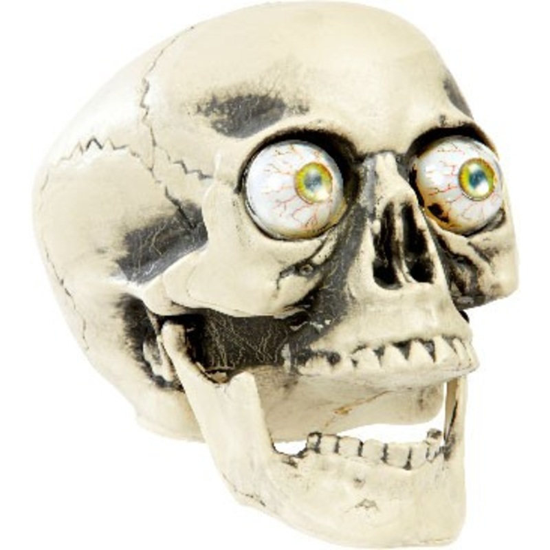 Scary skull Hermann with googly eyes 21cm