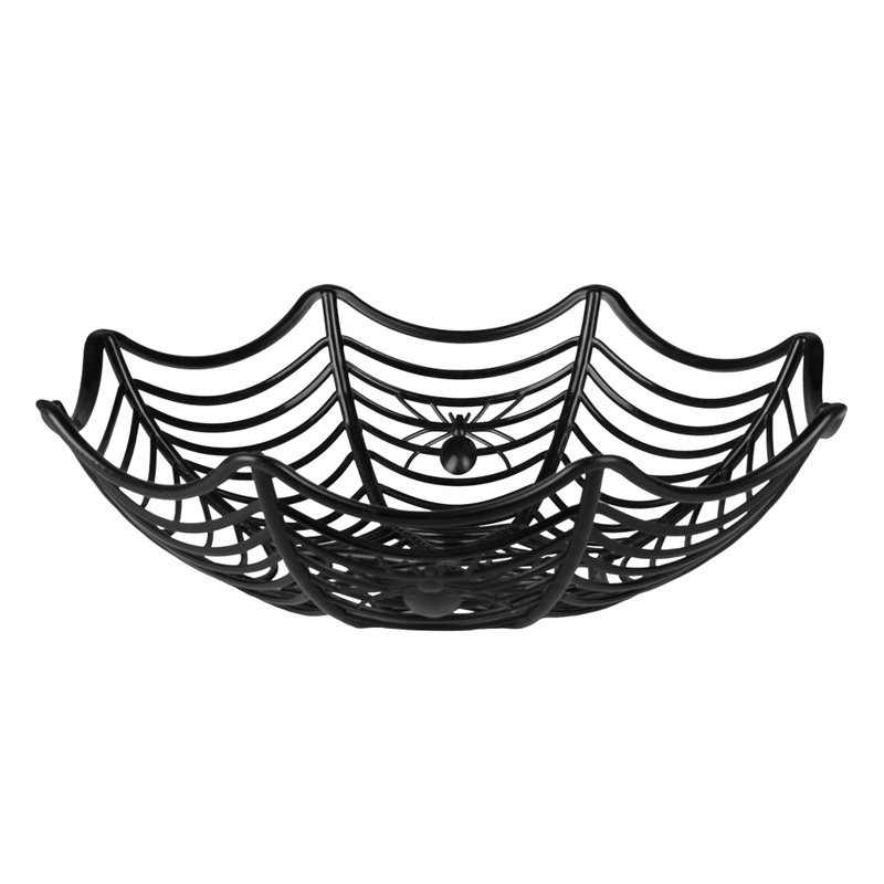 Spiderweb Candy Bowl Black 27cm