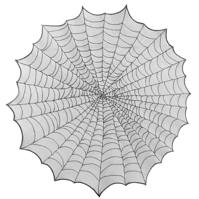 Tablecloth Spider Web Round 1.2m