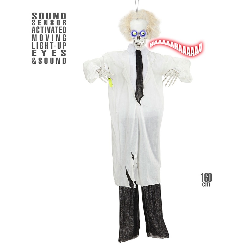 Terrifying decoration skeleton scientist 180cm