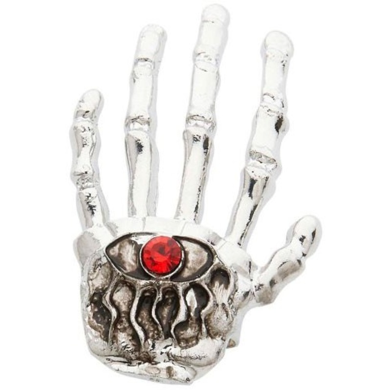 White skeleton ruby hand