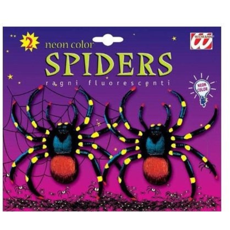 2 dangerous neon tarantulas Horror Nights