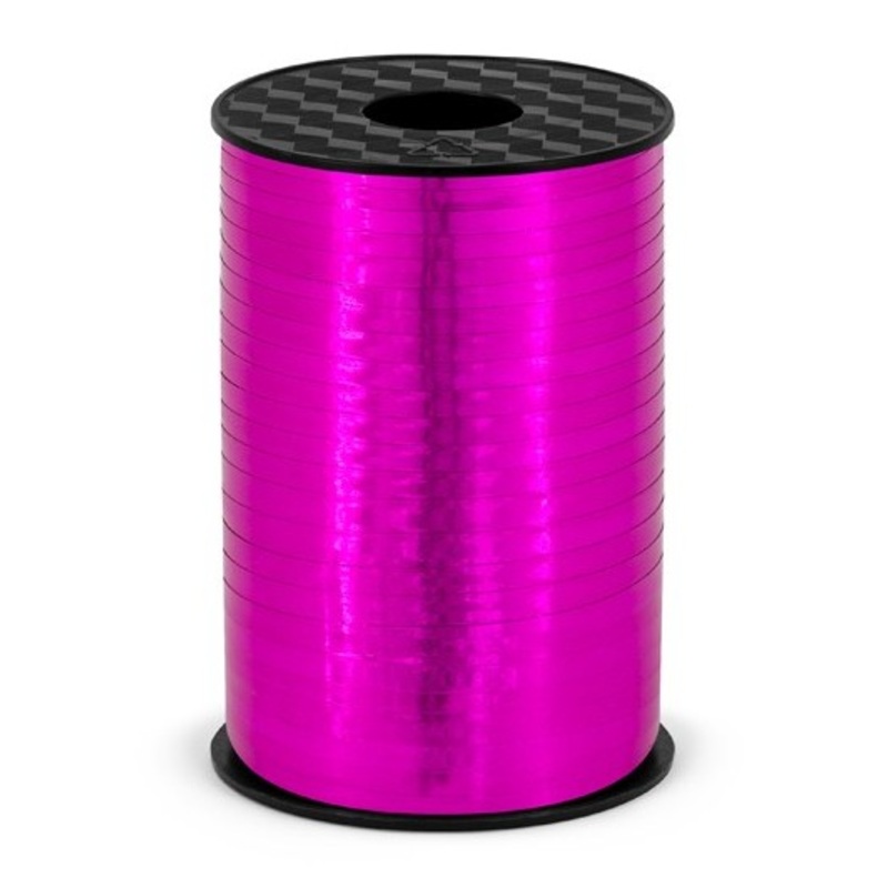 225m ribbon Hong Kong metallic-pink