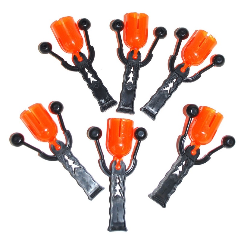6 Halloween party rattles 12cm