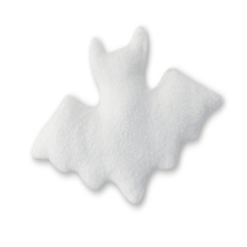 Boucle cushion - bat fluff
