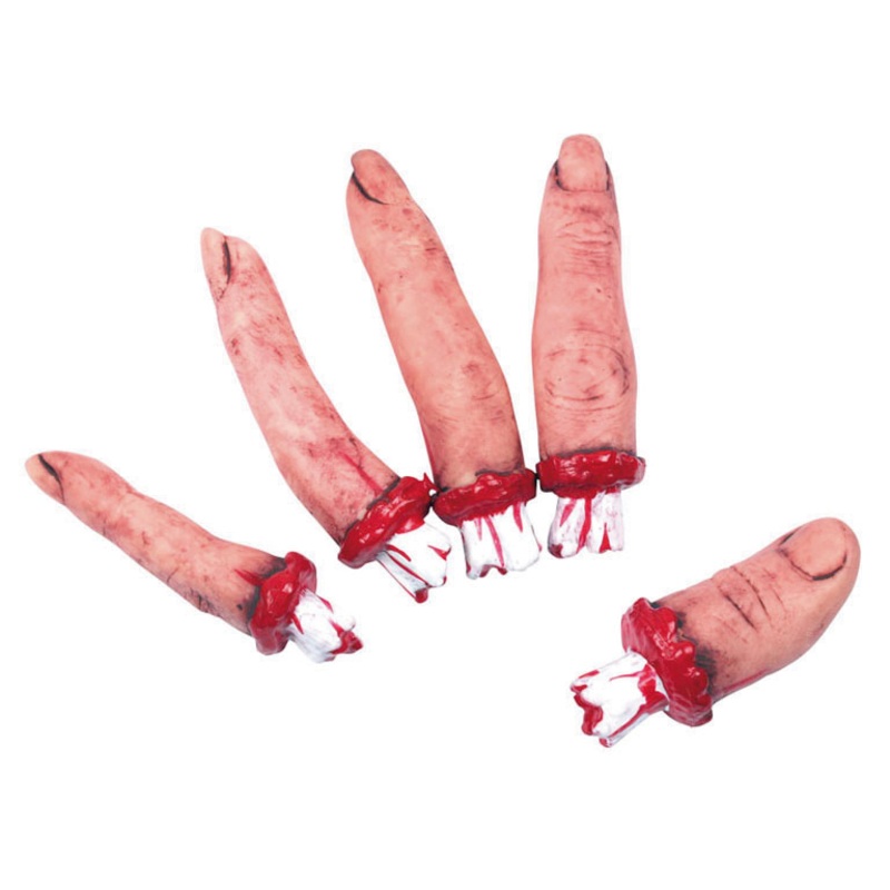 Chopped off fingers Halloween decoration Mysterious murder case