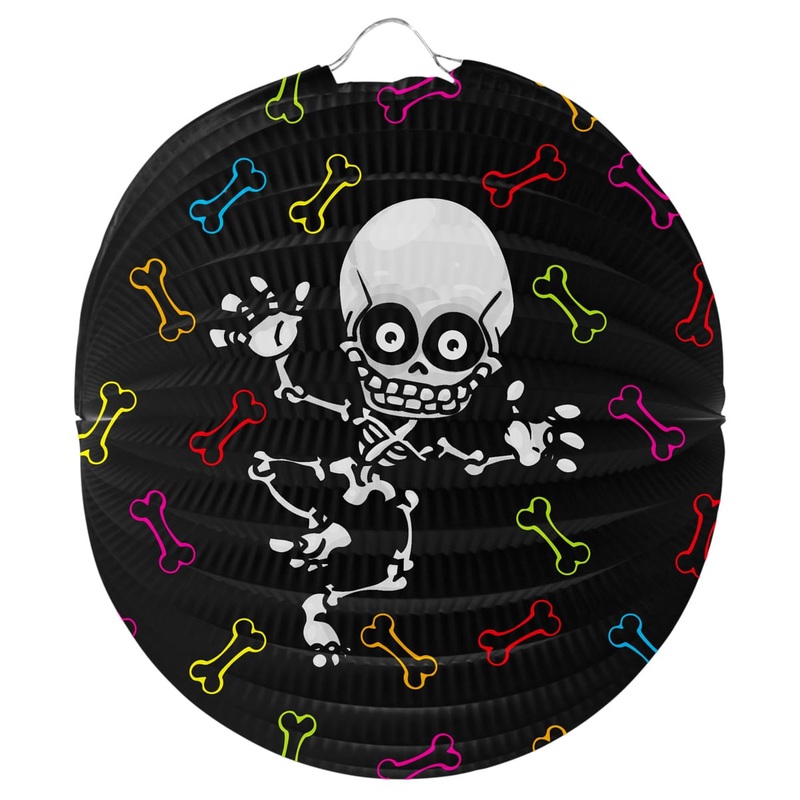 Day of the Dead Skeleton Lantern 22cm