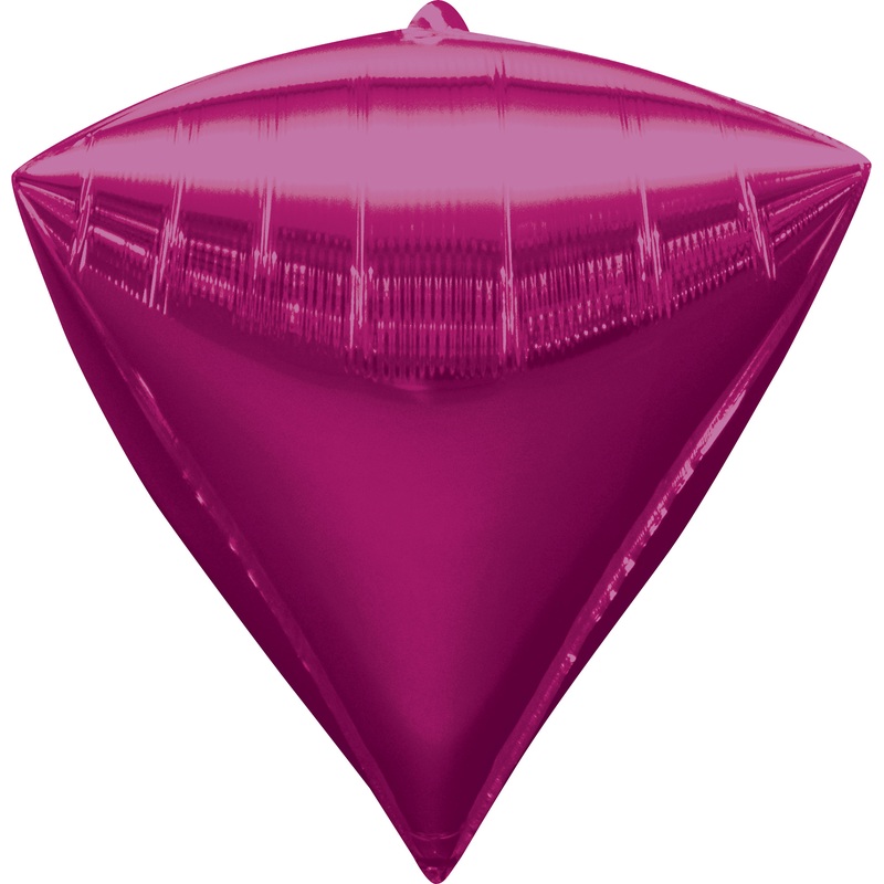 Diamond balloon magenta