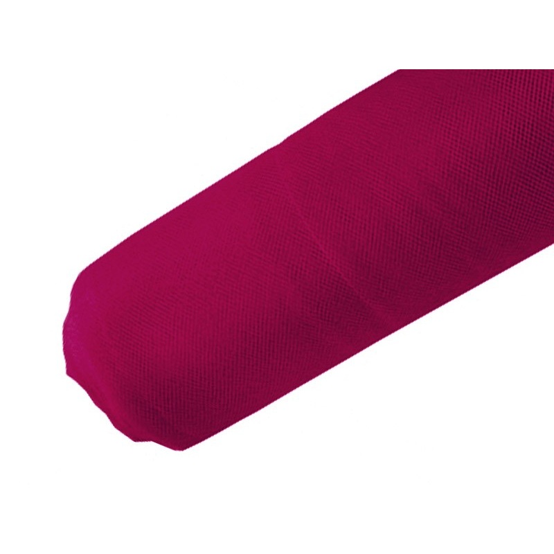 Fine tulle net Grazia wine red 50 x 1.5 m