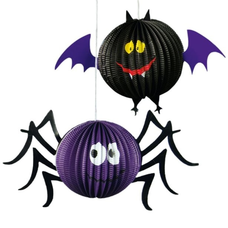 Funny honeycomb ball bat or spider 18cm