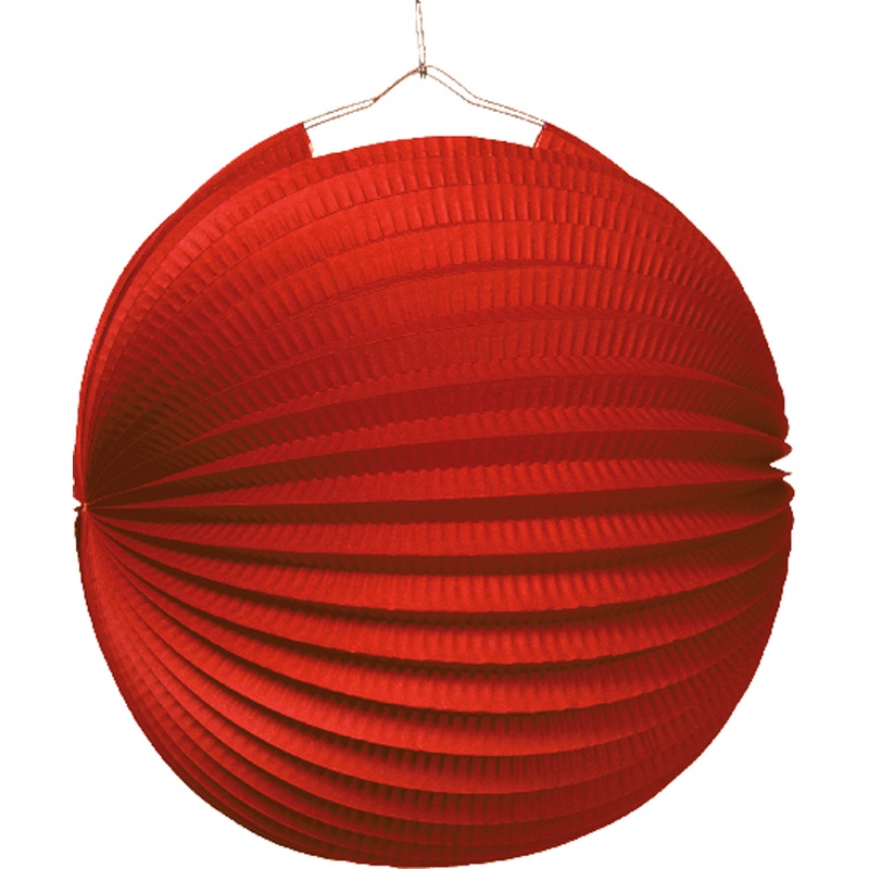 Garden party paper lantern ruby red 25cm