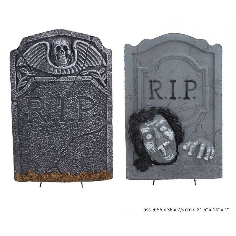 Gravestone decoration with light effect 55x36cm