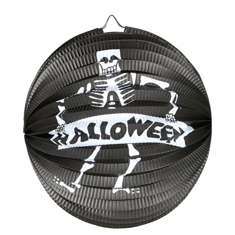 Halloween skeleton lantern